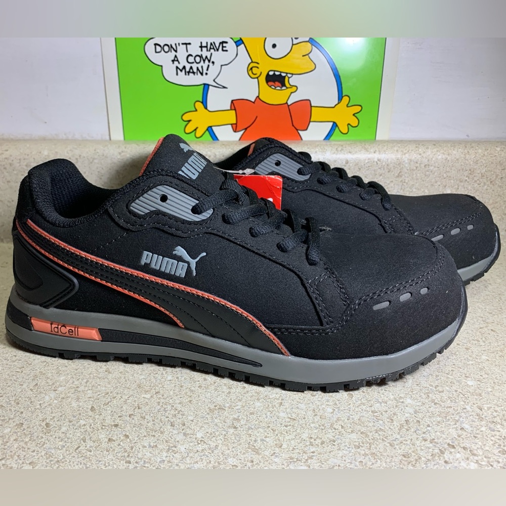 PUMA Safety Airtwist Low - Composite Toe Slip & Oil Resistant Women's US 8.5